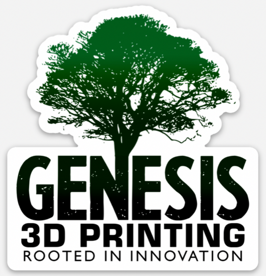 Genesis 3D Printing Sticker