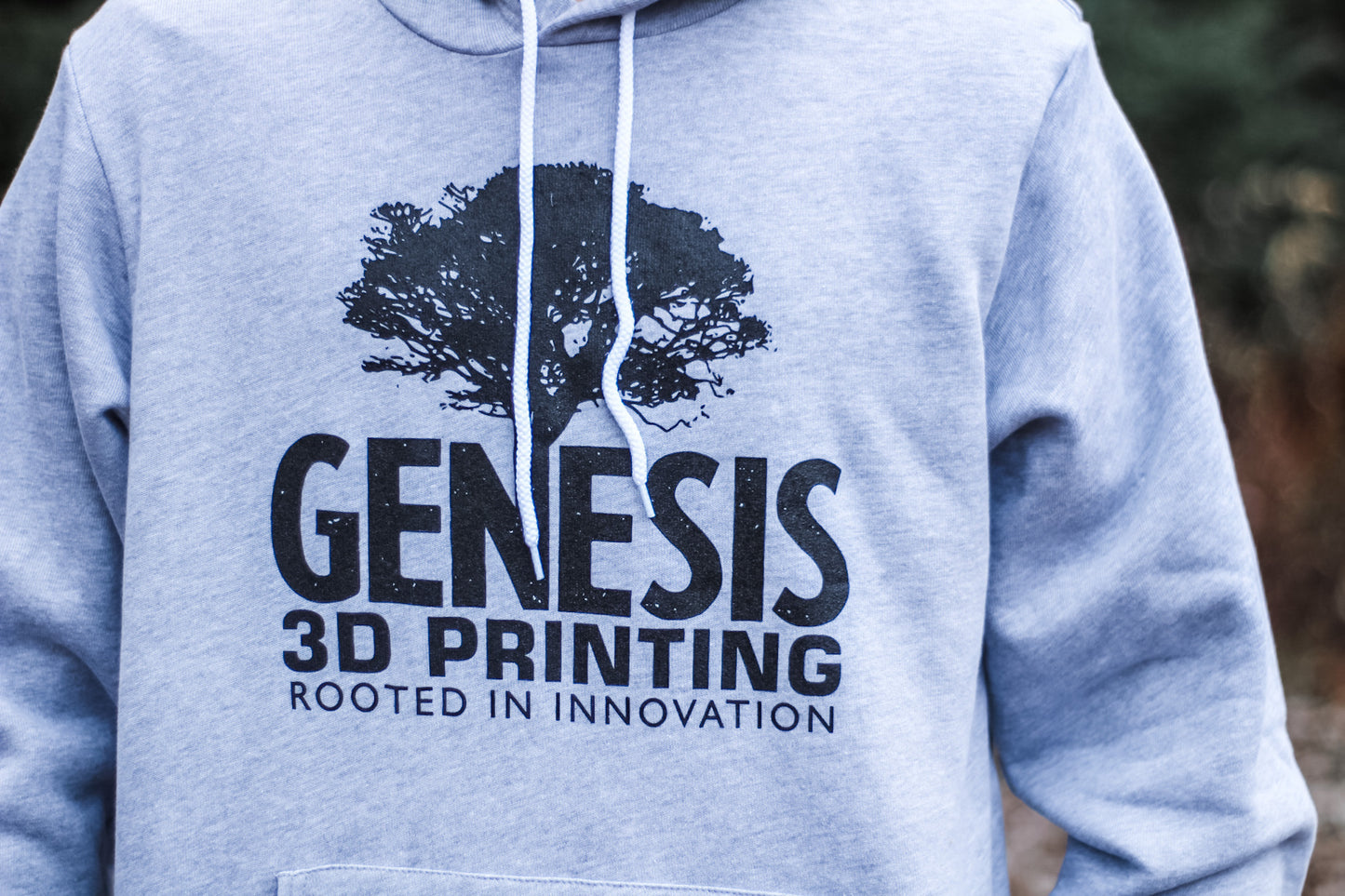 Genesis 3D Printing Hoodie [Light Heather Gray]