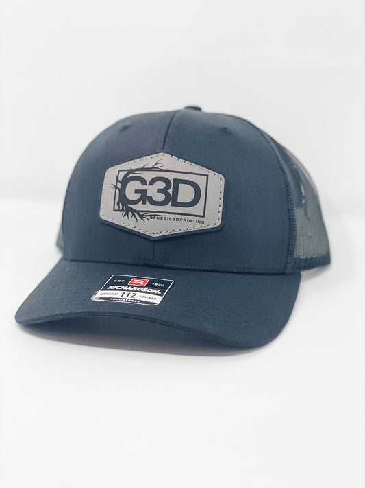 G3D Leather Patch Hat [Black]
