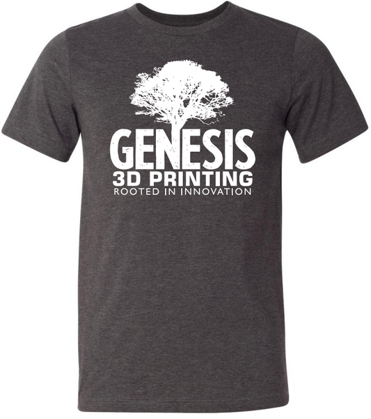 Genesis 3D Printing Short-Sleeve Unisex-Dark Grey T-Shirt