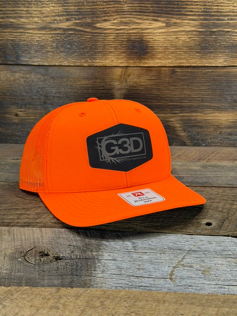 G3D Leather Patch Hat [Blaze Orange]