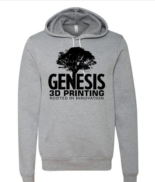 Genesis 3D Printing Hoodie [Light Heather Gray]
