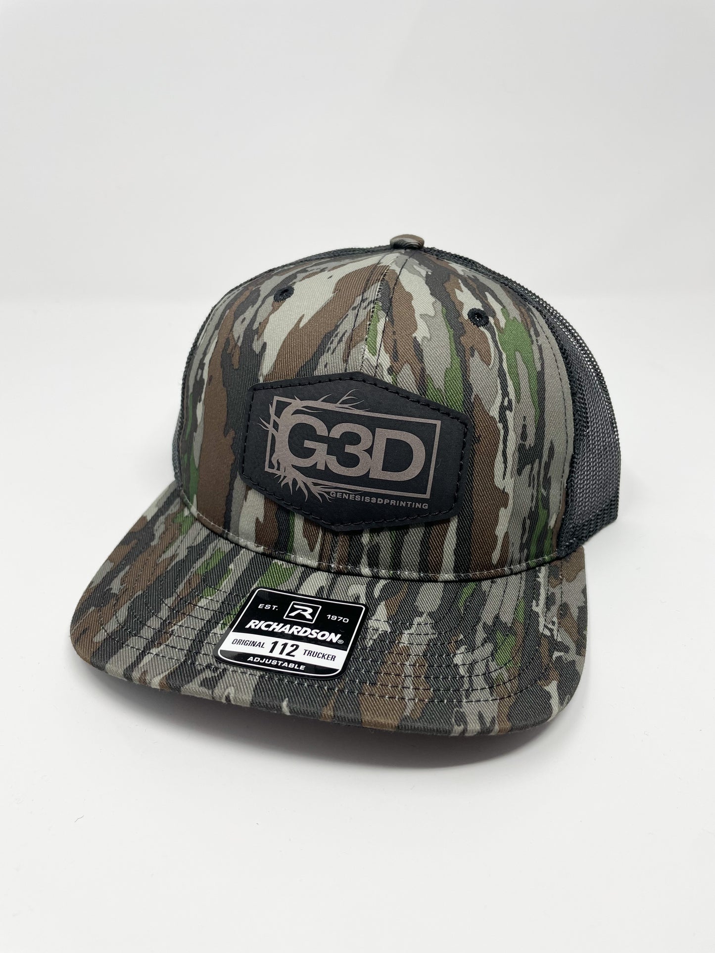 G3D Leather Patch Hat [Real Tree Original Camo]