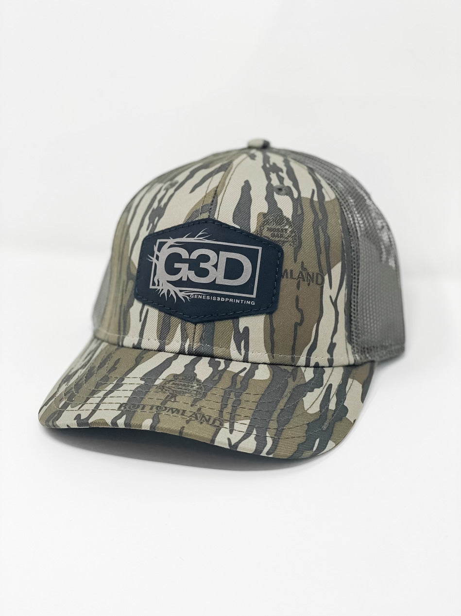 G3D Leather Patch Hat [Mossy Oak Bottomland Camo]